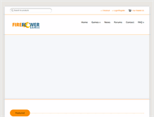 Tablet Screenshot of fireflowergames.com